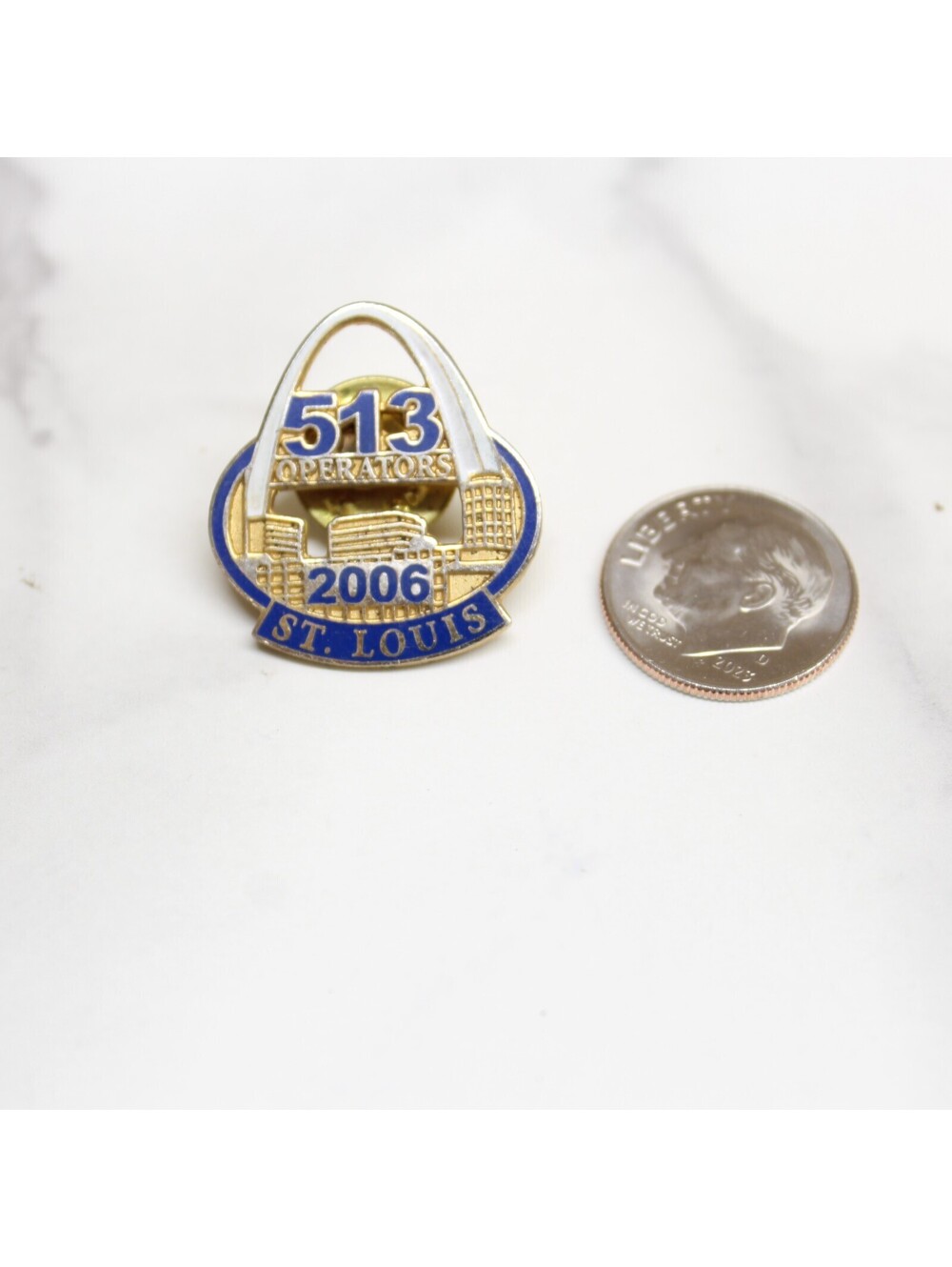 513 Operators 2006 St. Louis Enamel Lapel Pin